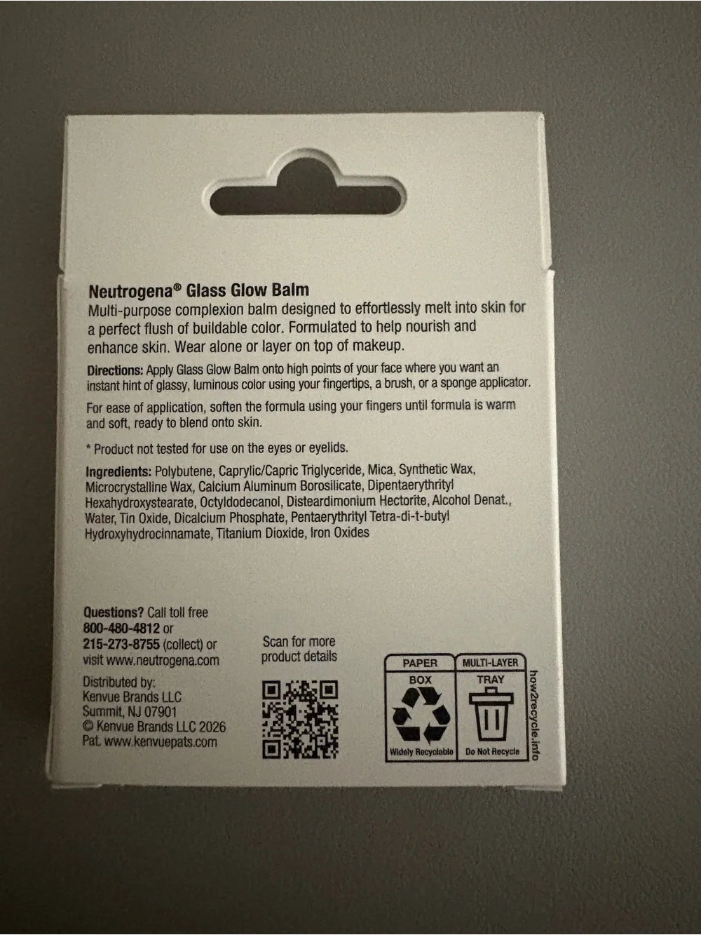 NWT Neutrogena Glass Glow Balm Natural Glow